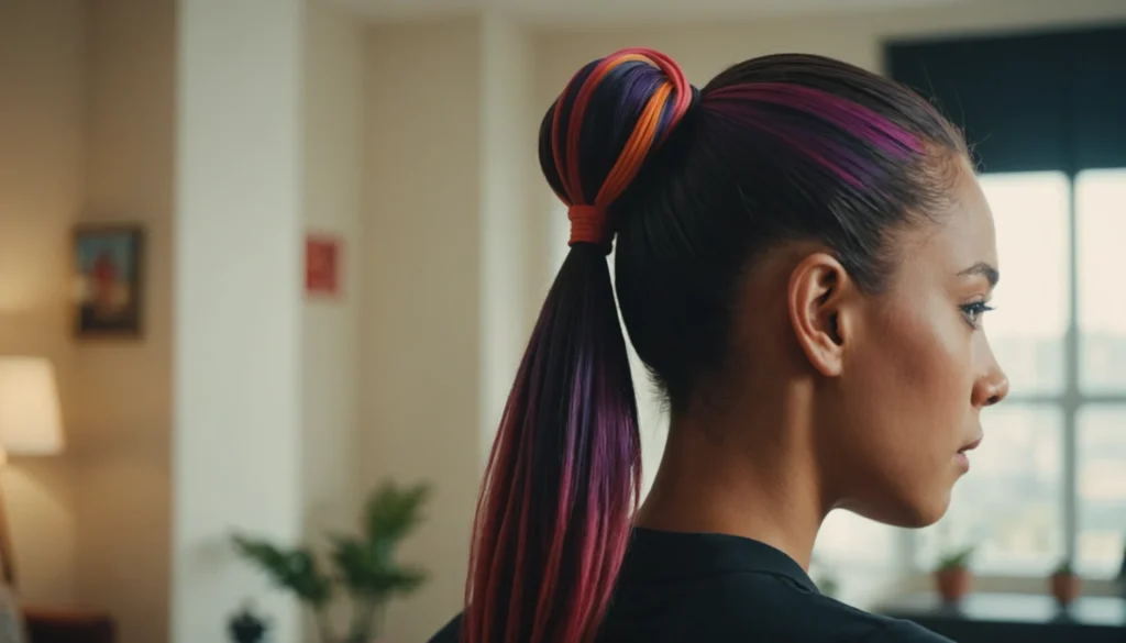 élastique cheveux caoutchouc