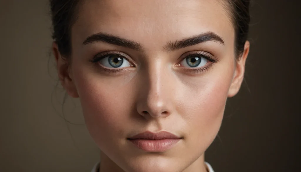 forme sourcils visage